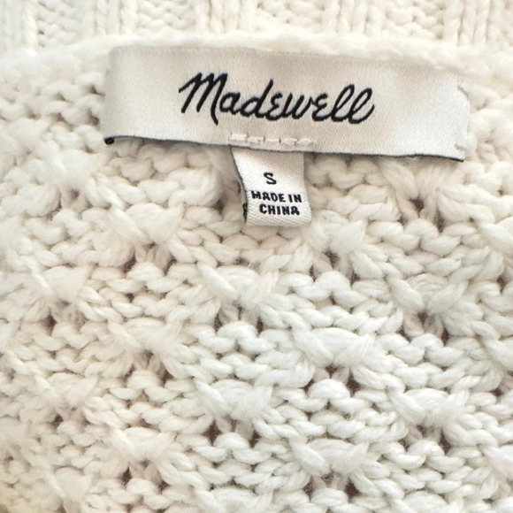 Madewell | Plaza Pullover Cable Knit Sweater (S) - Picture 7 of 10